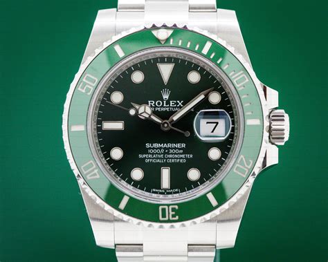 rolex submariner green dial replica|rolex submariner green ceramic bezel.